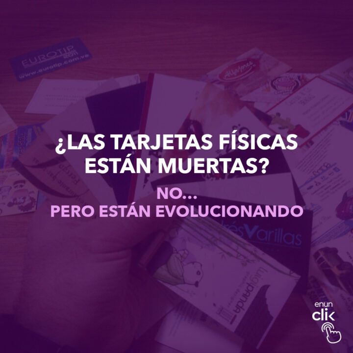 Las tarjetas físicas están evolucionado enunclik