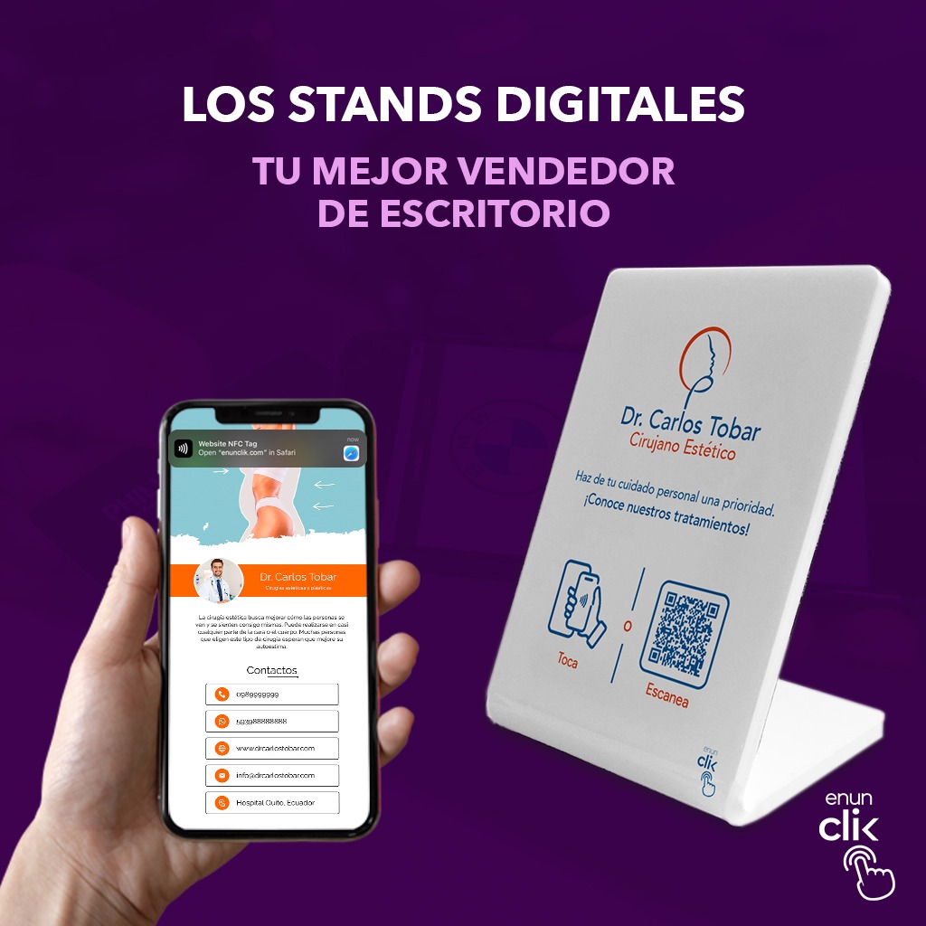 stand digitales nfc enunclik
